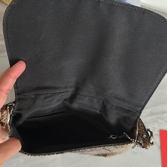 COACH SNAKE PRINT CROSSBODY BAG - Picture 3 of 3